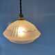 Small Art Deco glass pendant light