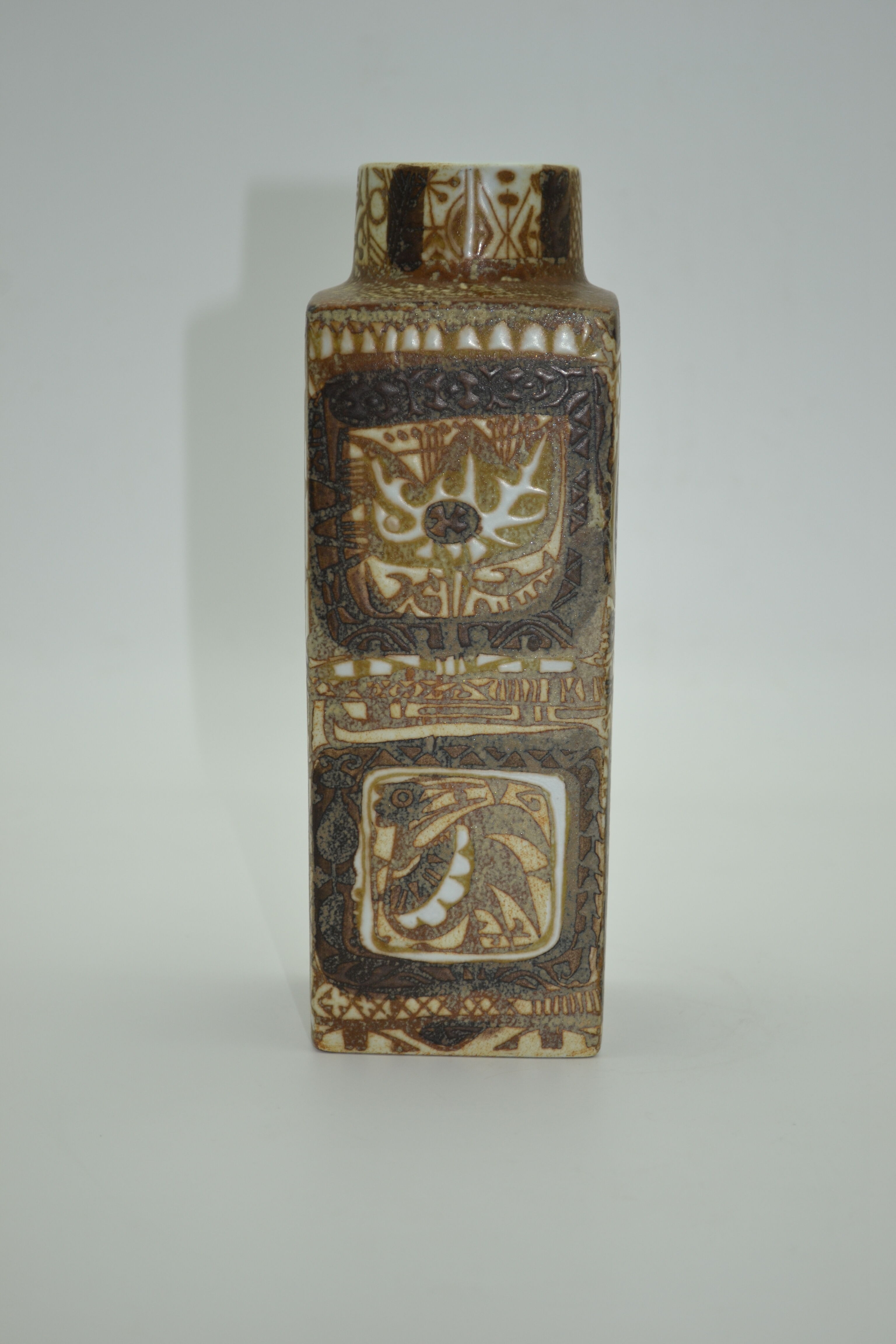 Vase in earthenware from Nils Thorsson's Baca series for Royal Copenhagen