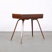 Vintage rosewood cutlery console
