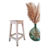 Patinated workshop stool