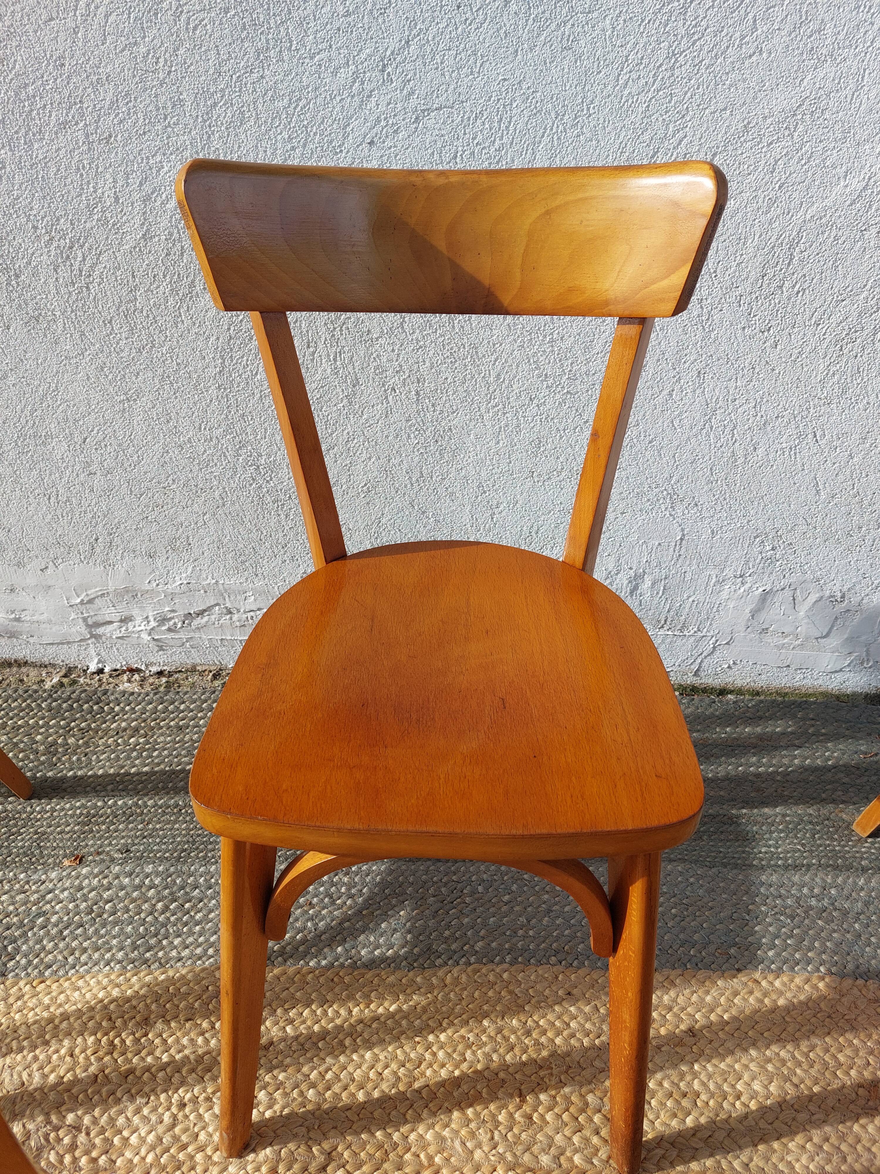 6 chaises bistrot Luterma, vintage