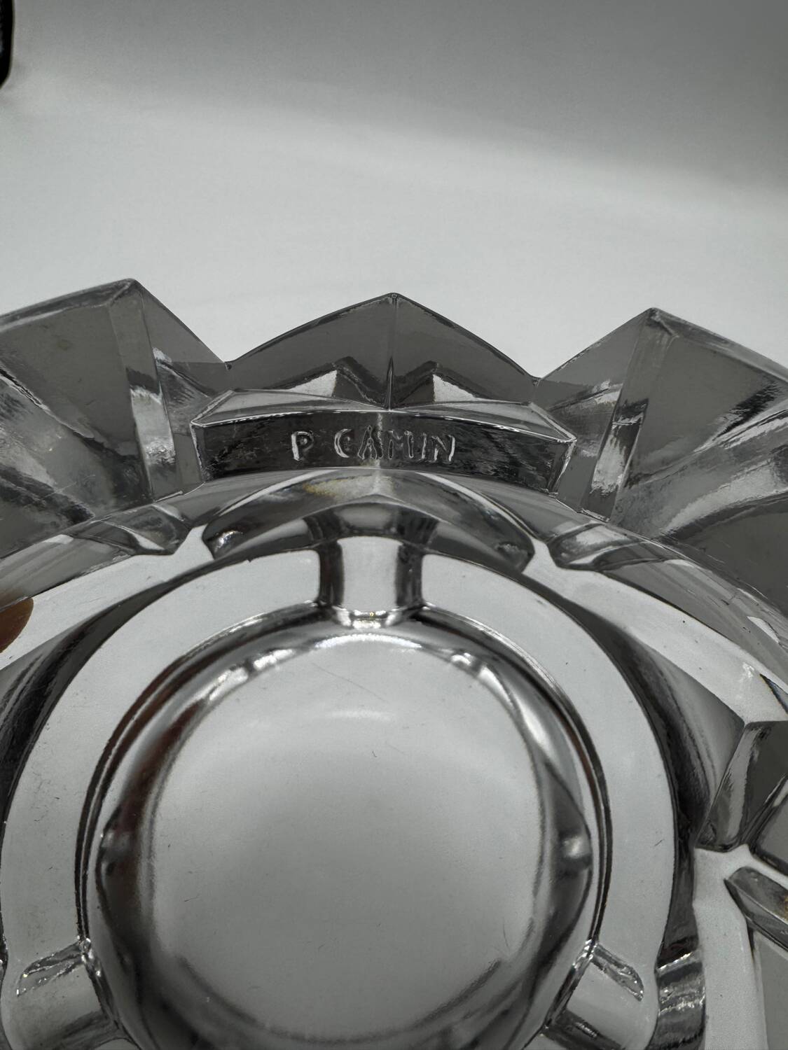 Martell ashtray by Pierre Carmin, luxury version, numbered Baccarat.