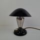 Bauhaus Mushroom Table Lamp with Adjustable Shade, Czechoslovakia, 1930s
