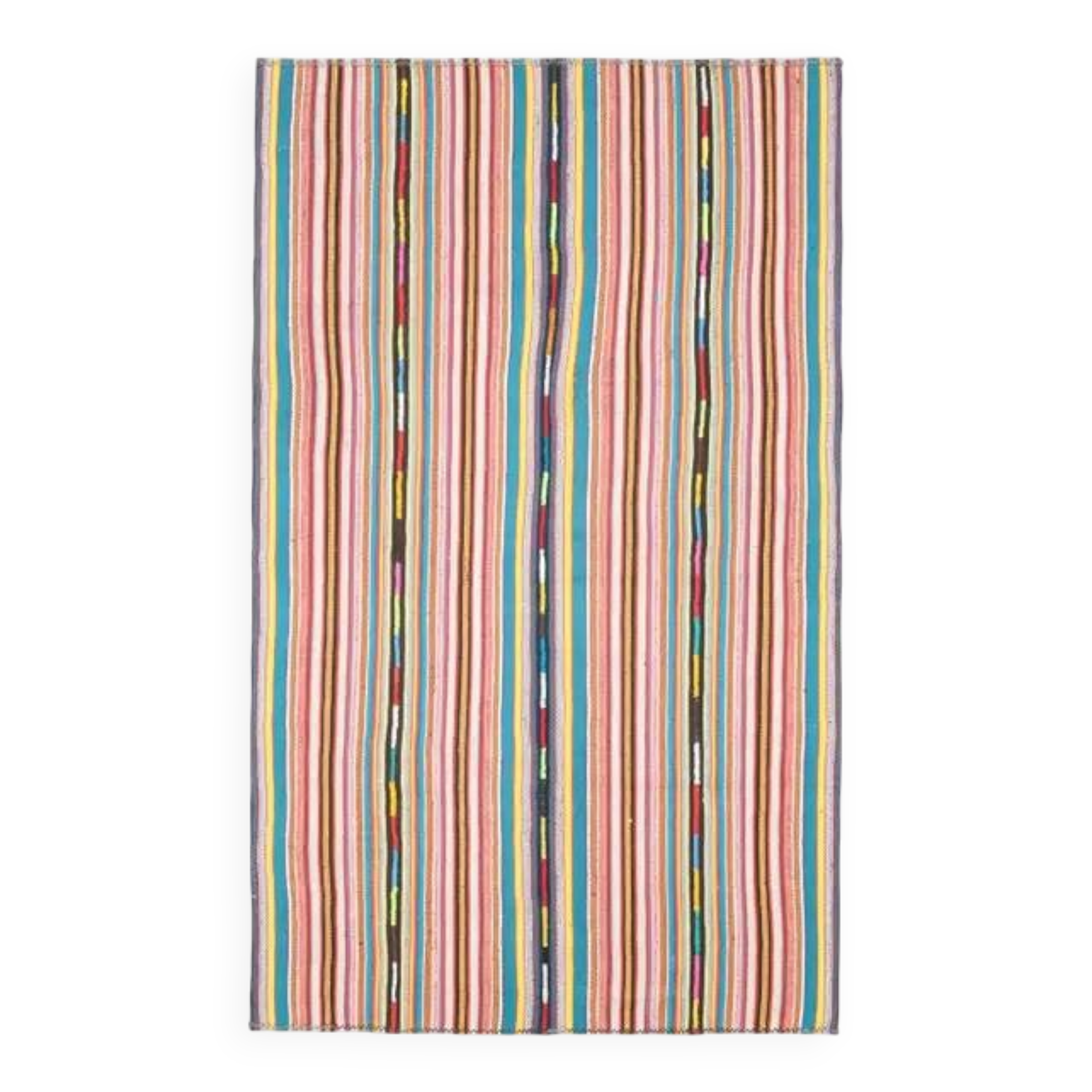 Vintage Turkish Oushak Handmade Wool & Cotton Rug 180x298