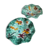 Pair of ceramic plates 50s/60s