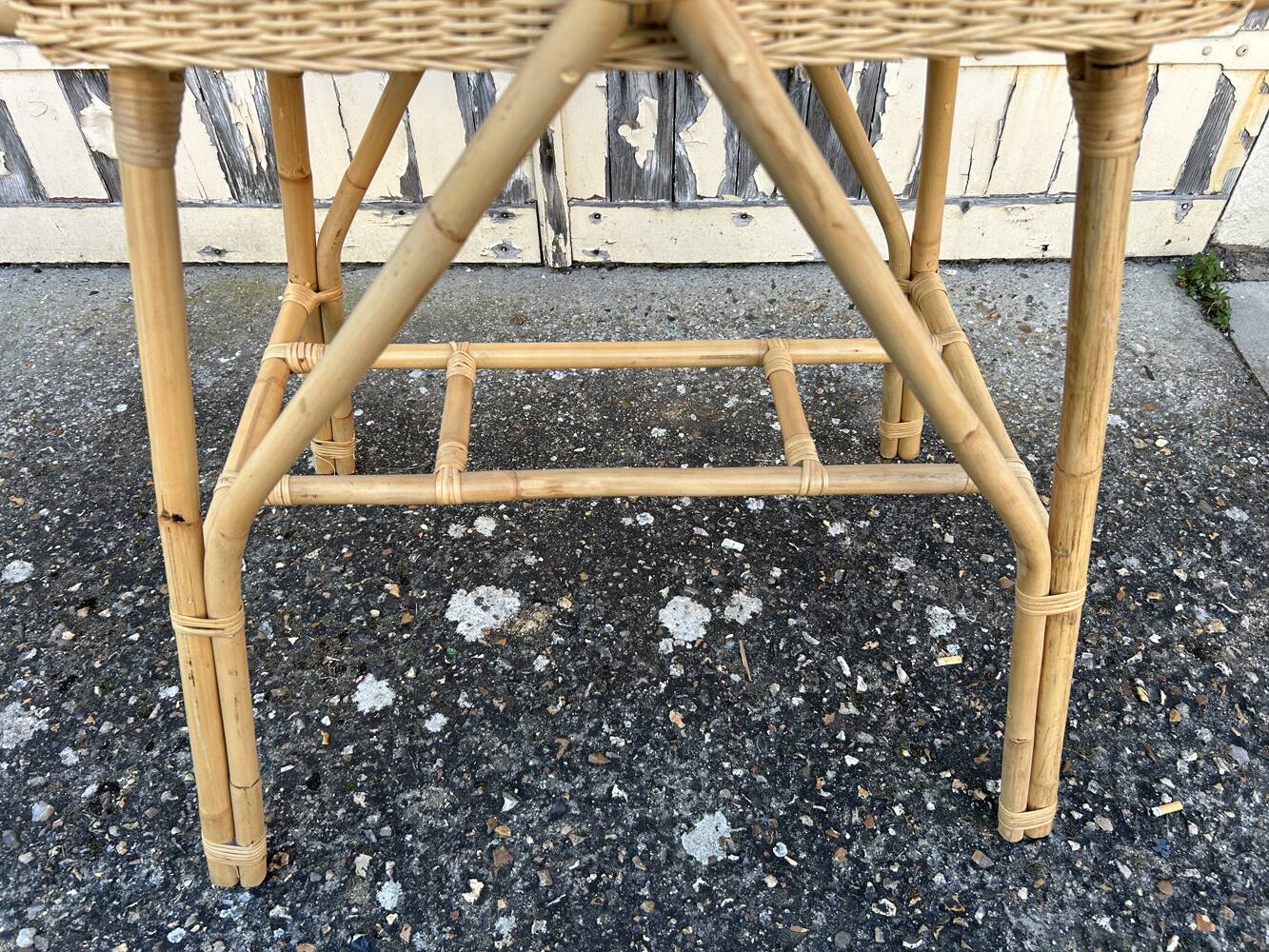 Anne bamboo dressing table vintage, 1960s