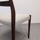Série de 4 chaises de style scandinave en teck, France vers 1970