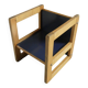 3-position children's armchair, wooden, 1980s