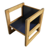 3-position children's armchair, wooden, 80s