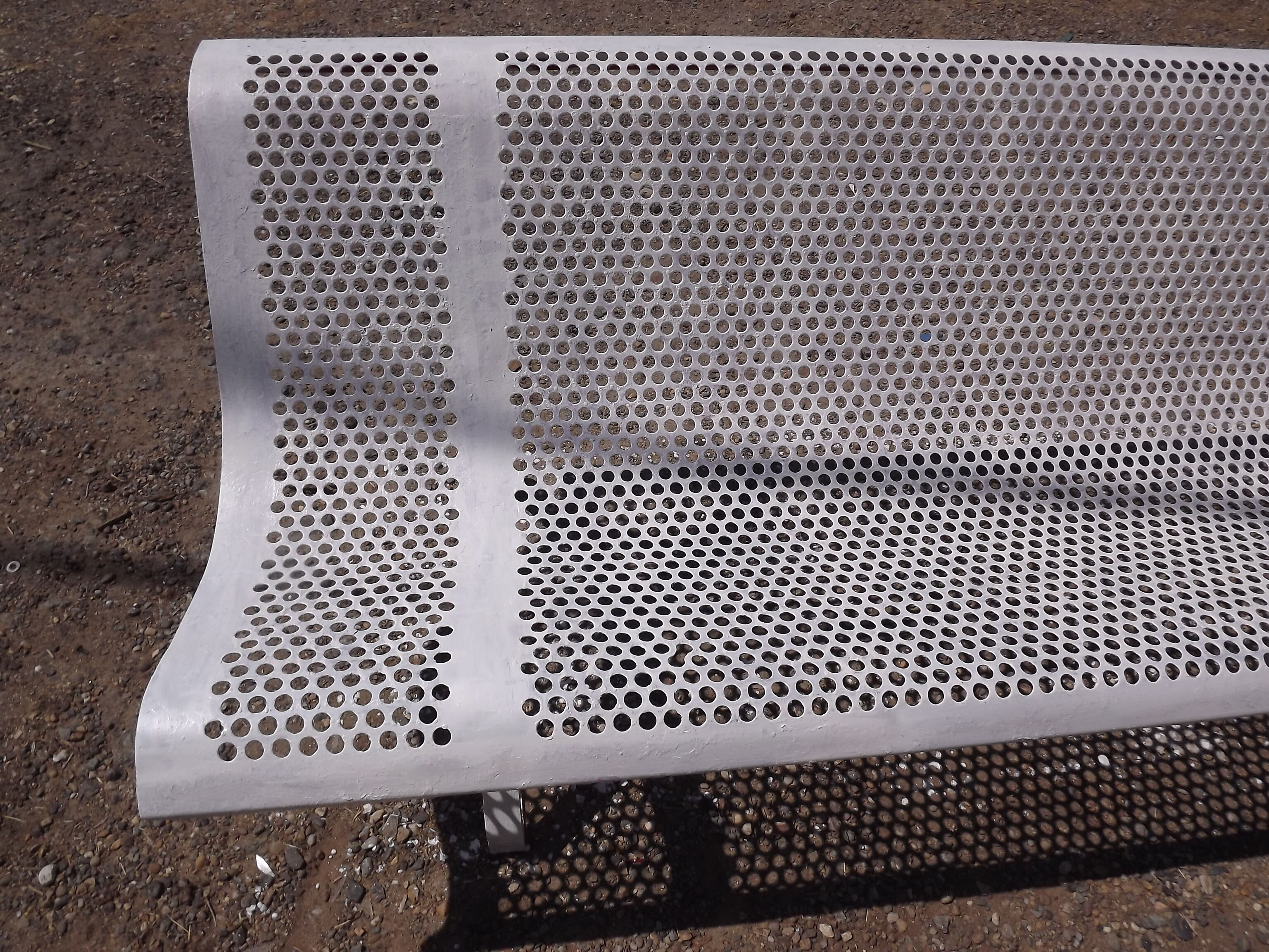 Year 70 iron bench