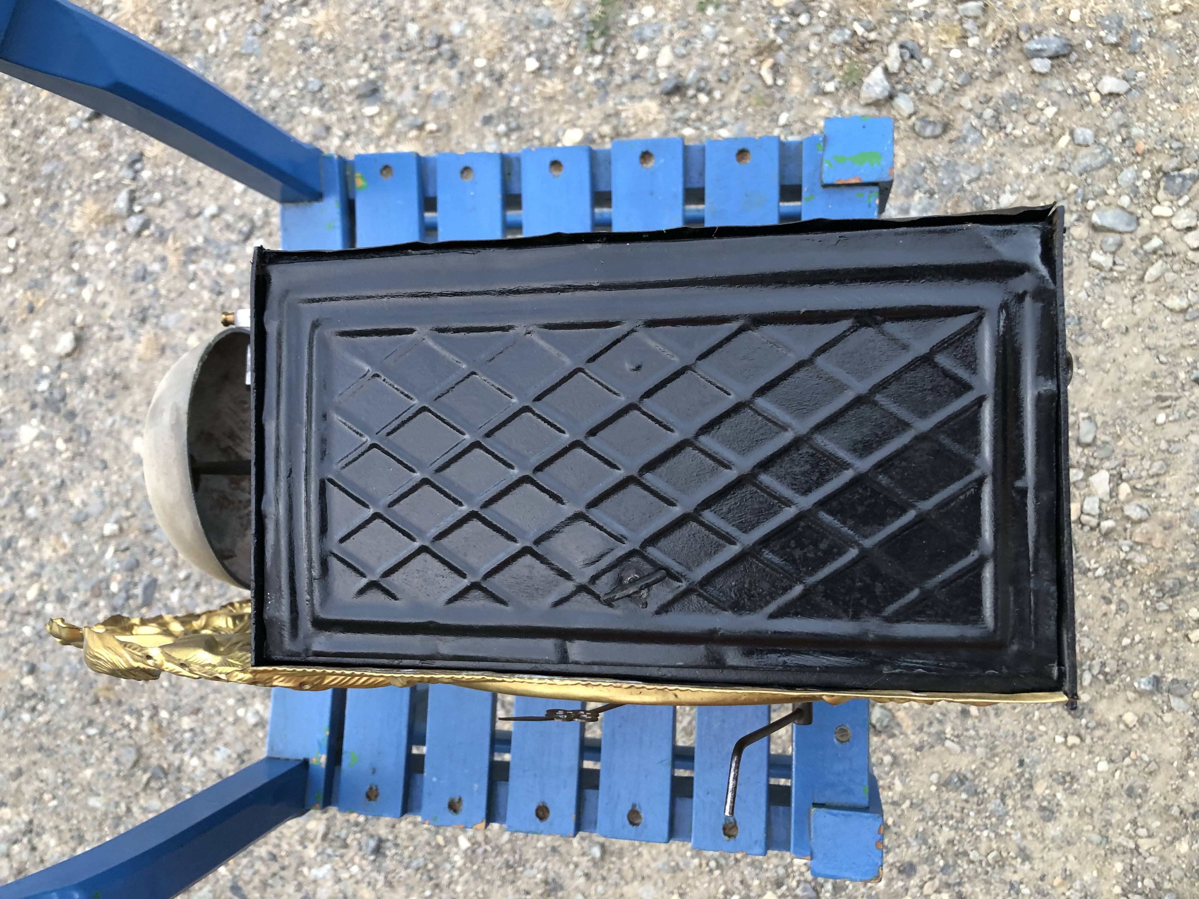 Comtoise clock in cherry style Louis XV period 19th region Fougères.