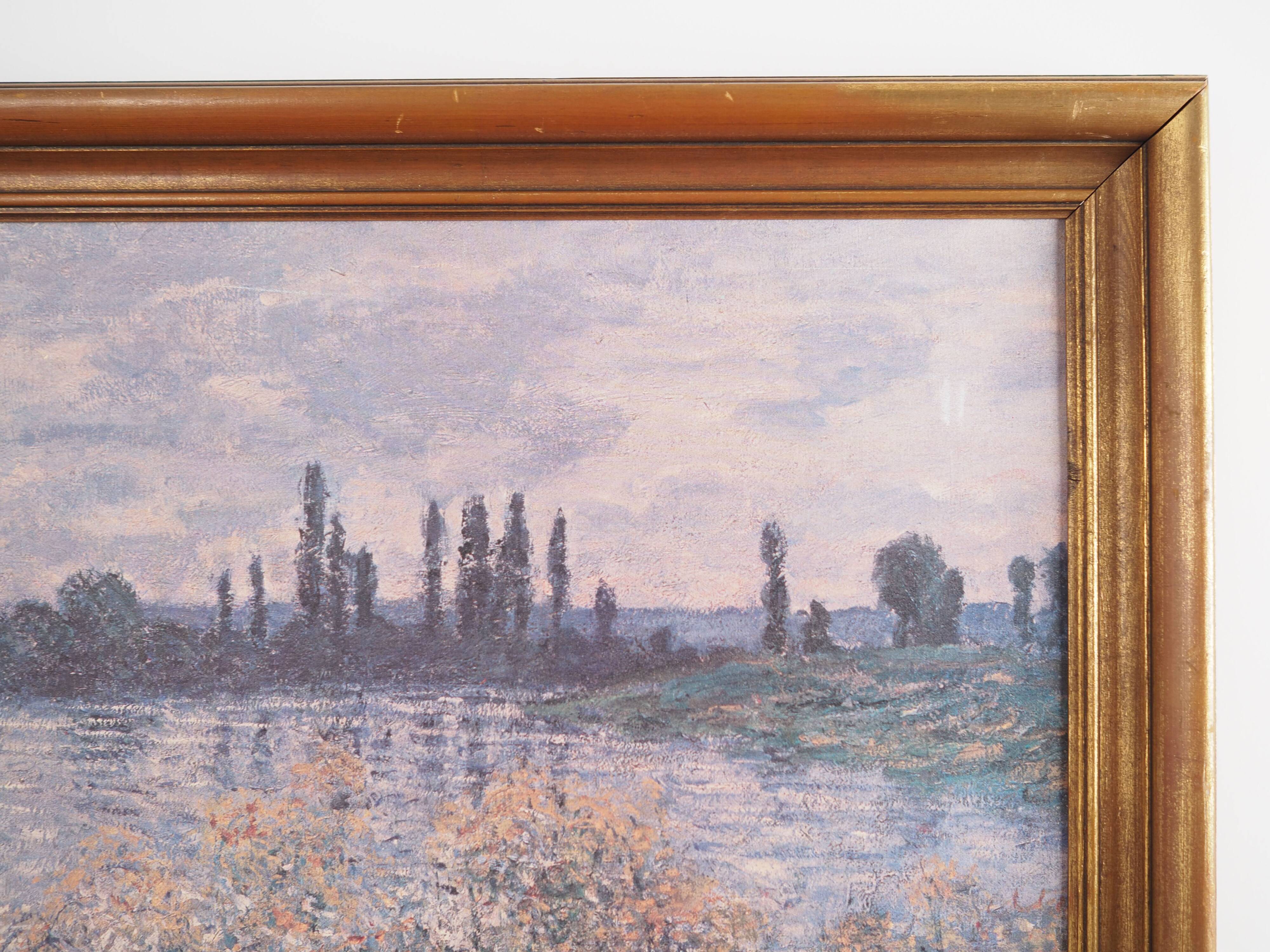 Painting “The Blue Meadow” reproduction