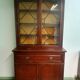 Elegant English mahogany secretary bookcase – Early 20th century