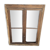 Fenetre d'époque XVIIIem siecle en chataigner 107/83cm