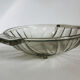 Art Deco pressed moulded glass bowl made in France