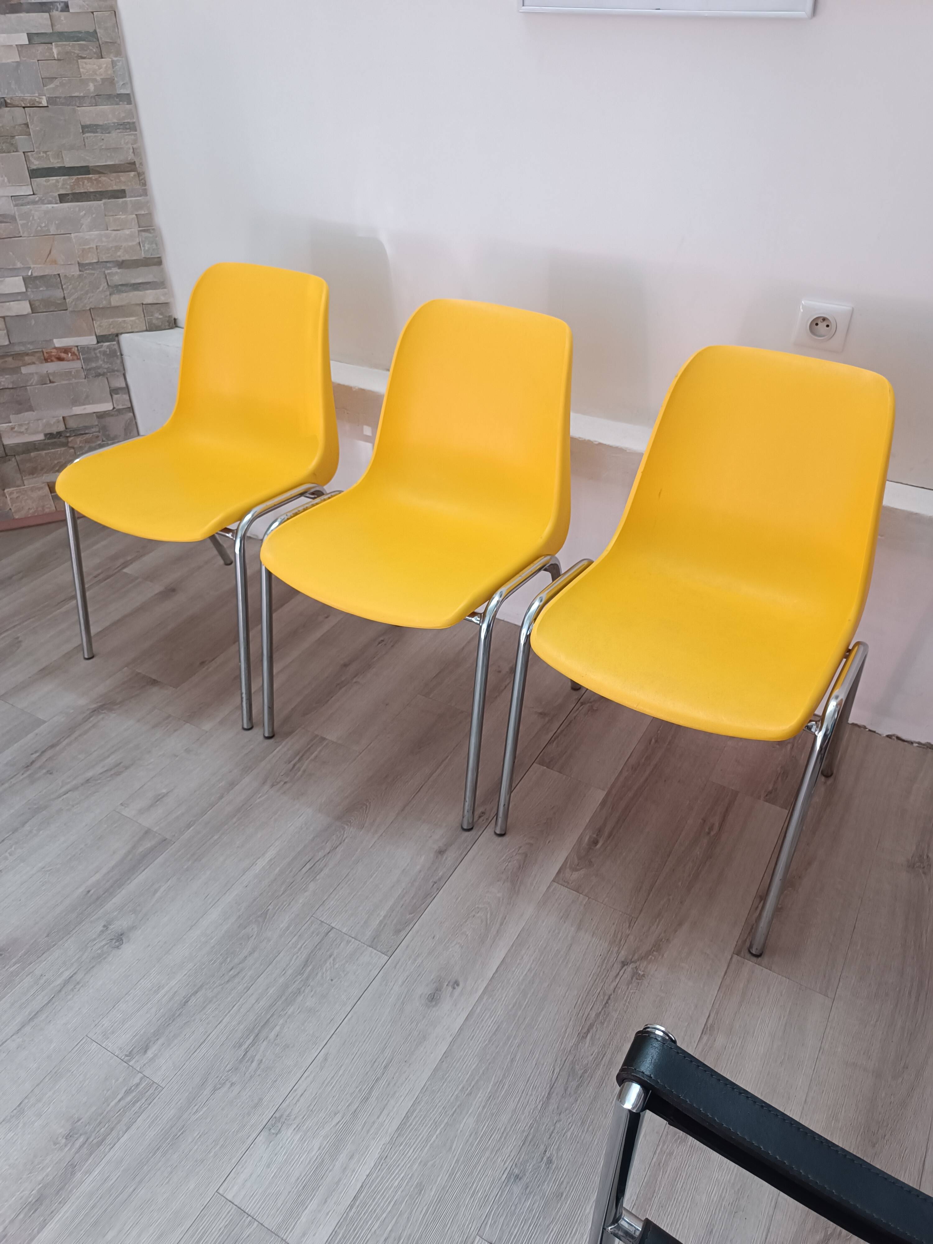 Original Hélène chair set by Bericoplast 1990s