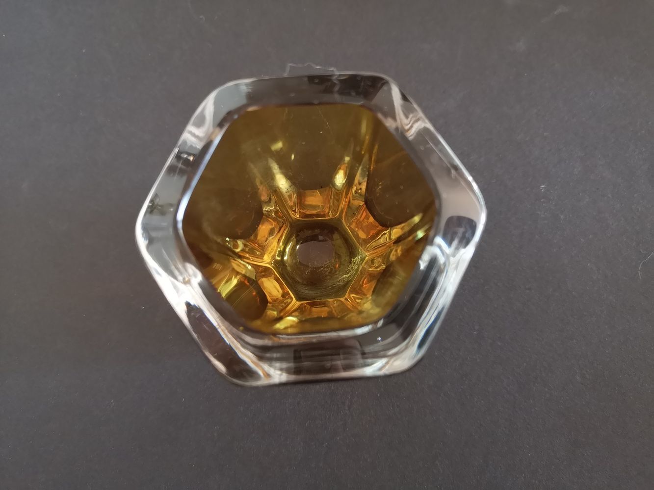 Swedish crystal vase Stömbergshyttan 1950s