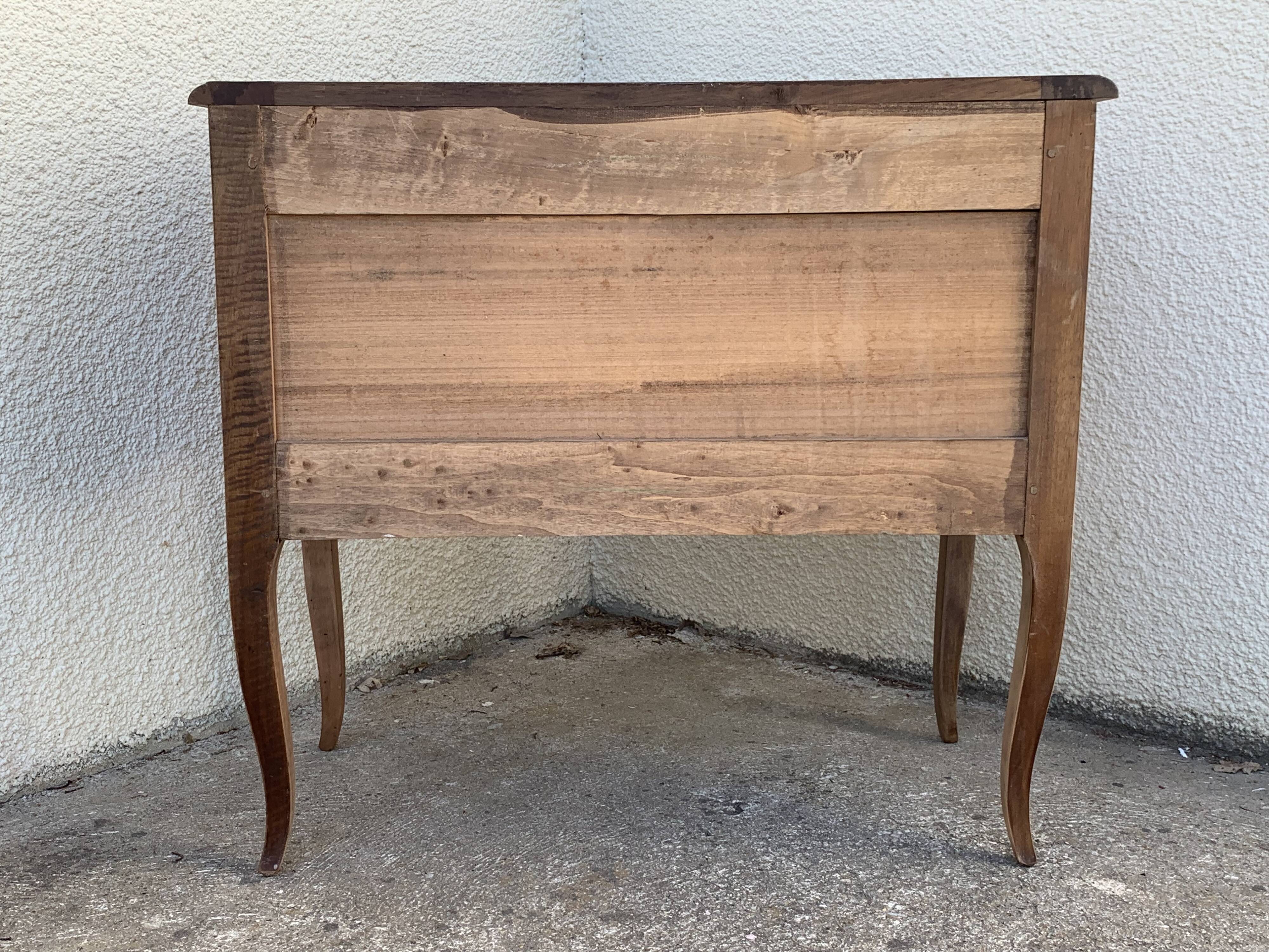 Solid raw walnut jump cabinet