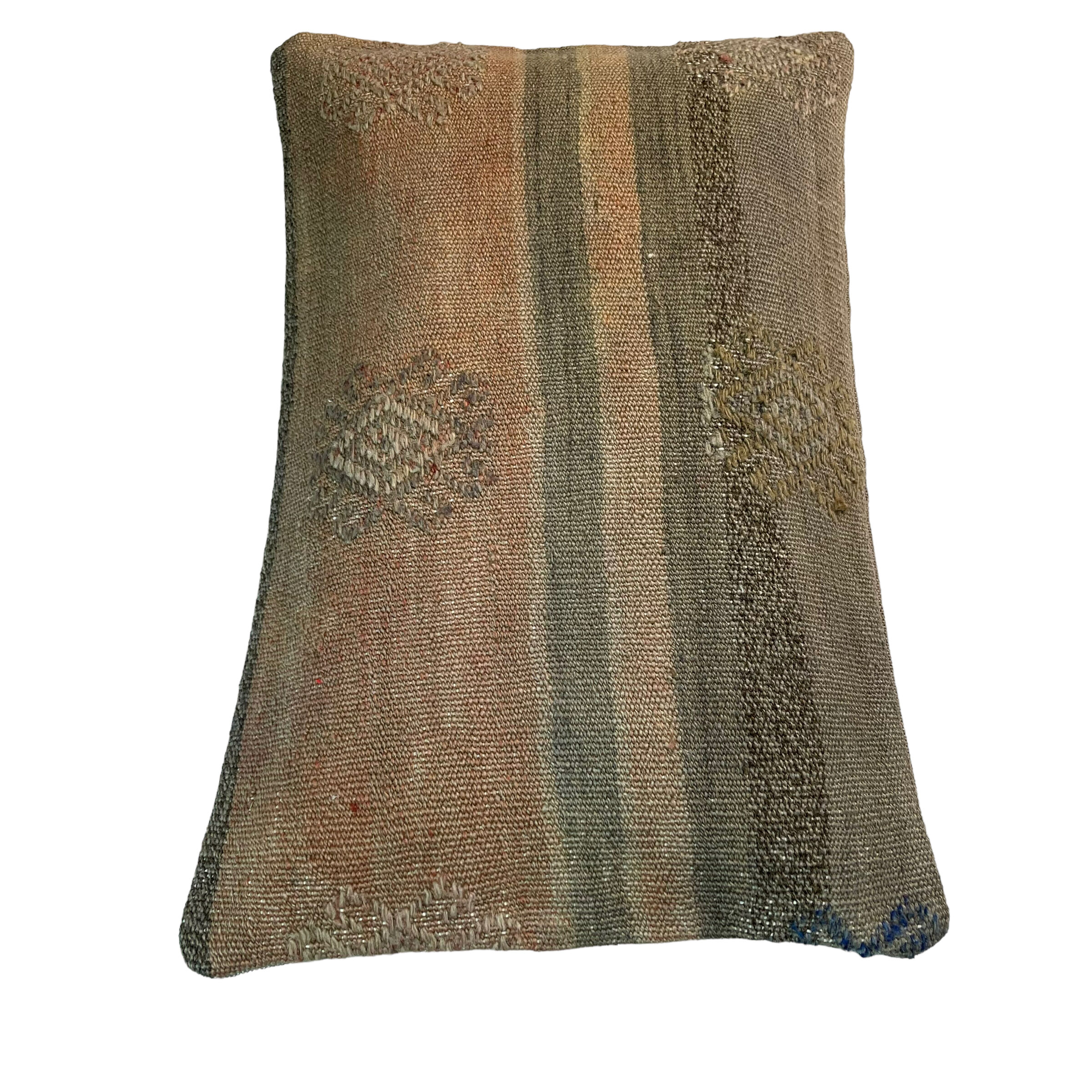 Housse de coussin vintage turque faite à la main, 30 x 50 cm