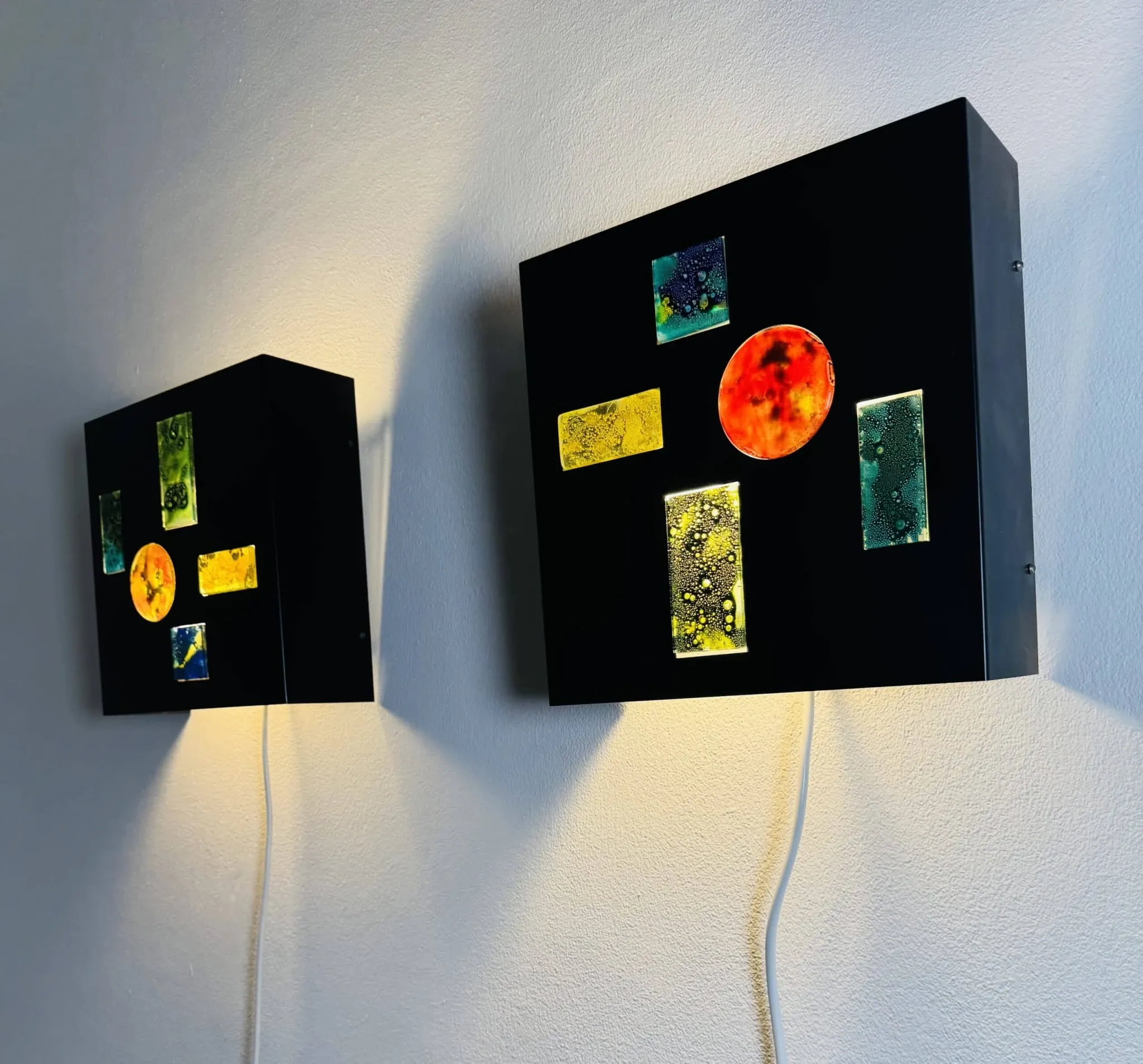 C-1672 'Alchemie' Lamps By Raak Amsterdam, The Netherlands, 1960S
