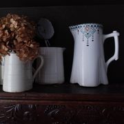 Pichet art déco en terre de fer Longwy 1911