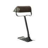 Art Deco Desk Lamp Notary Lamp Erpe Model 52 Wrought Iron Bakelite