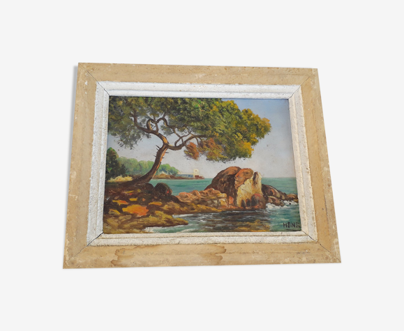Marine painting signed