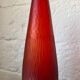 Vase verre rouge style Art Déco