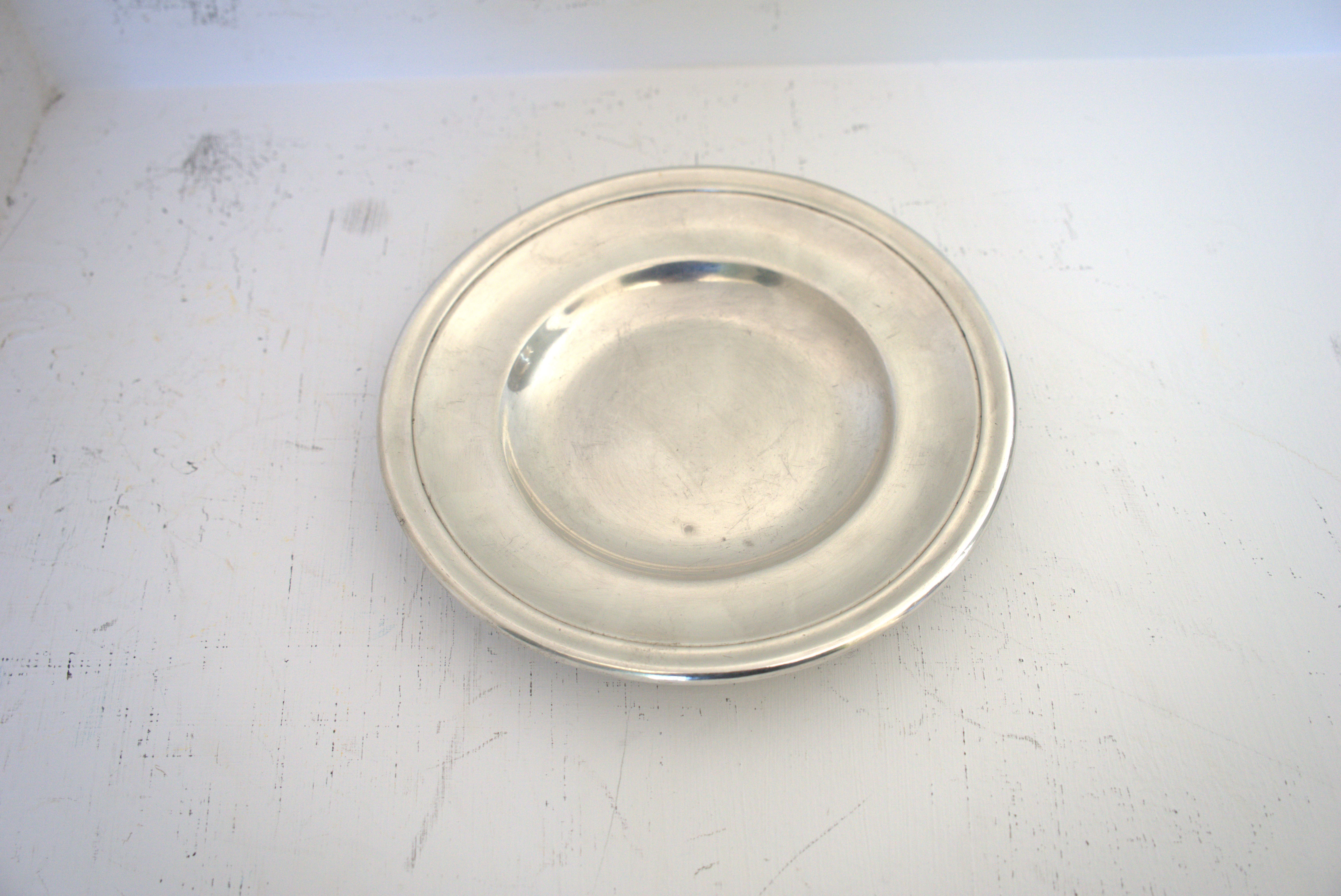 Set of silver-plated serving dishes