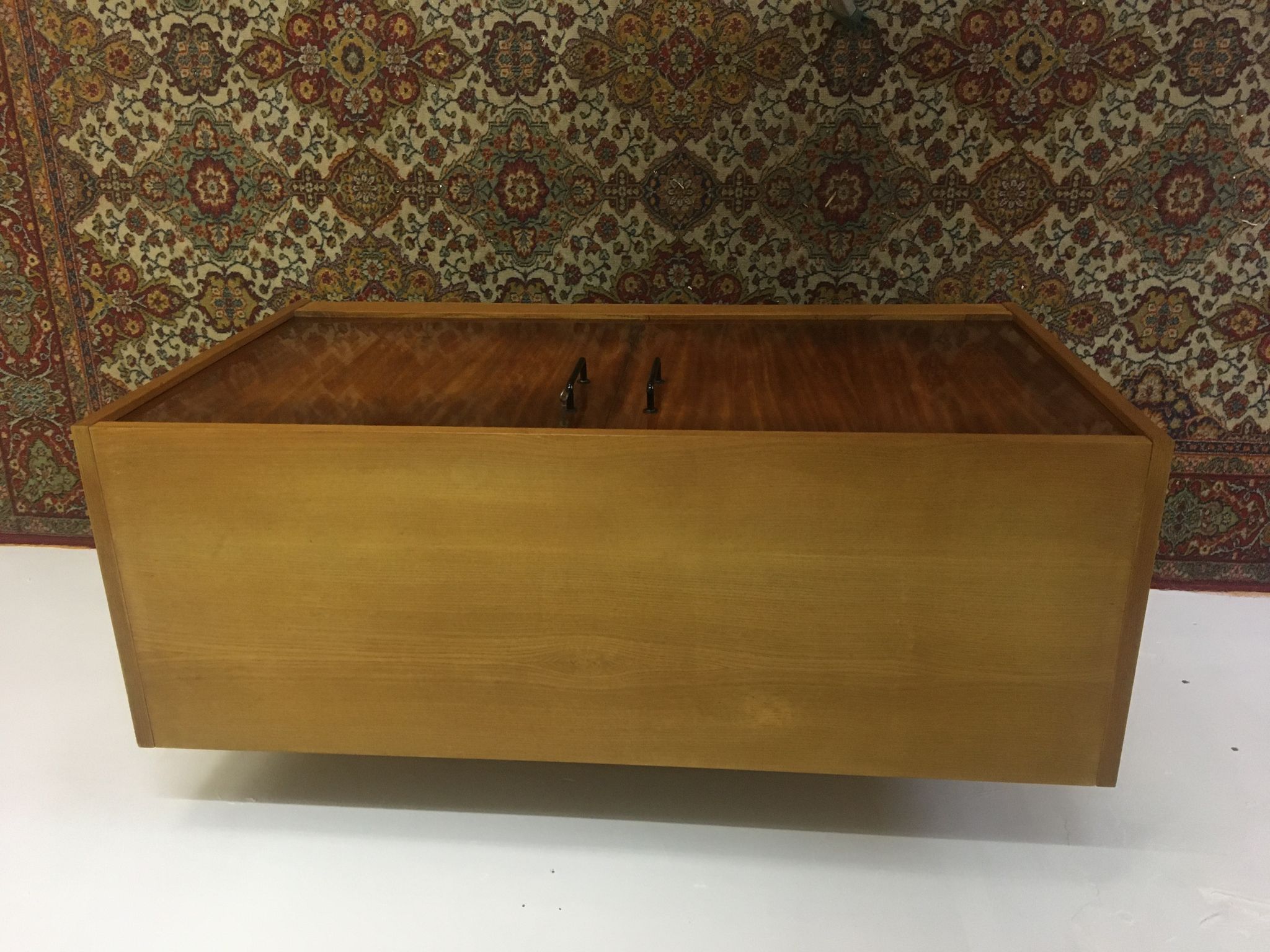 Light wood and rosewood buffet 60s