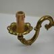 Pair of wall lamps with two lights in Louis XV style bronze