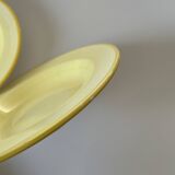 Yellow soup plate