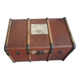 Grande malle de voyage ancienne bois