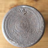 Blue grey ceramic milk jug