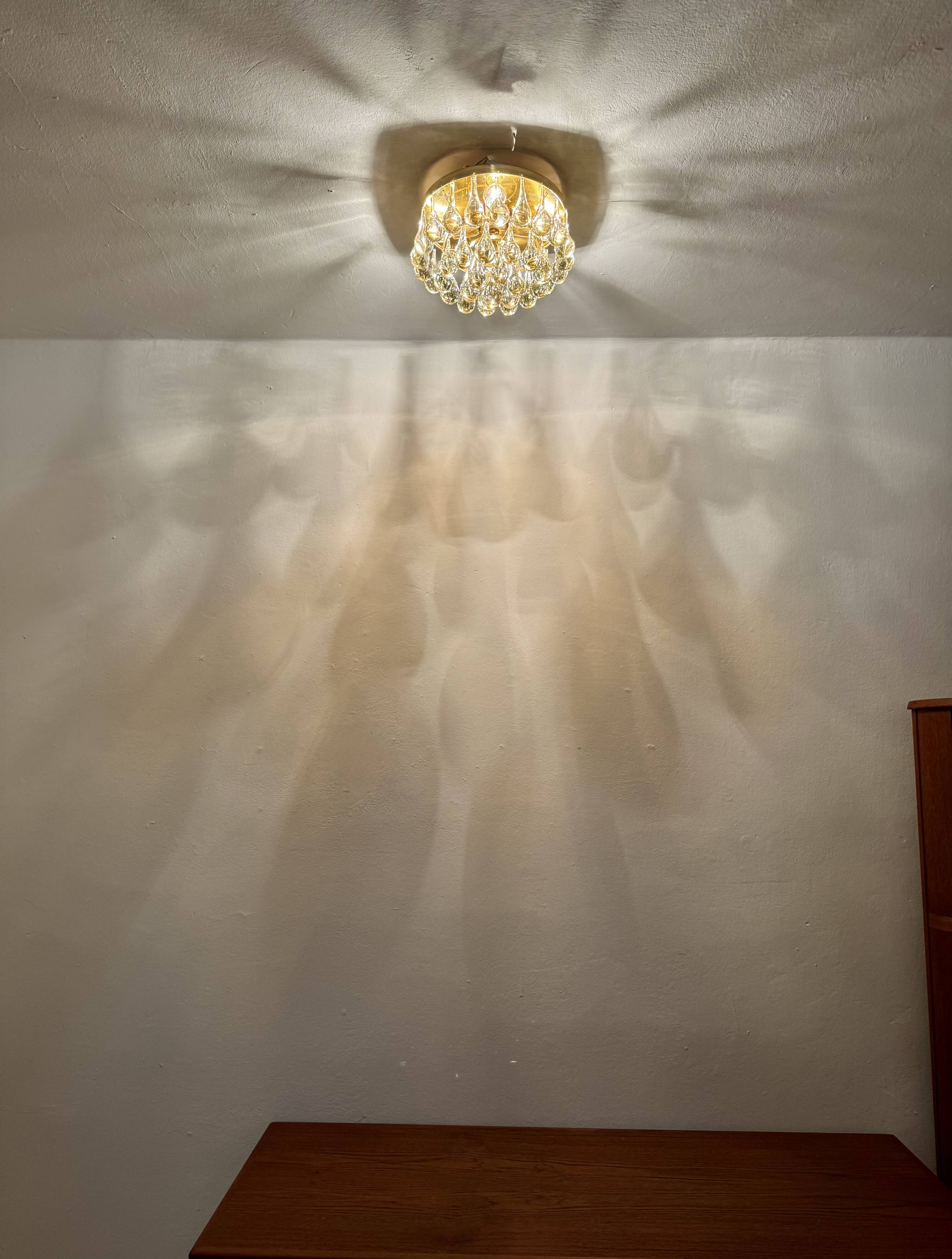 Flush Chandelier by Ernest Palme