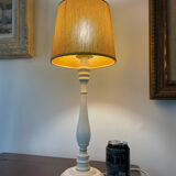 Lampe vintage en bois années 1980