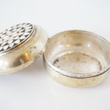 Brass and mother-of-pearl box