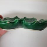Leaf-shaped ceramic pocket emptier, Ferlay creation (Vallauris)