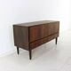 Rosewood office cabinet with 2 large heavy drawers