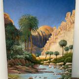 Orientalist painting signed Marchetti