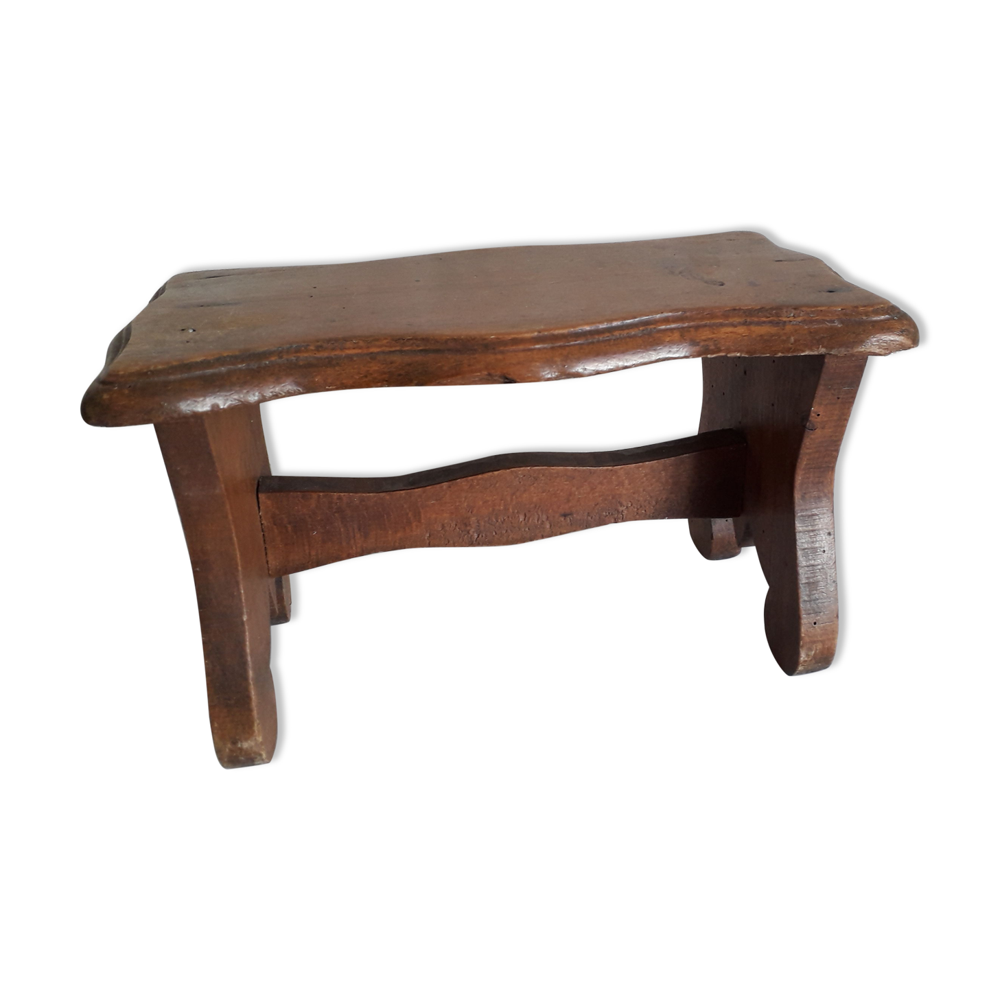 Old wooden stool or step