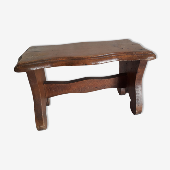 Old wooden stool or step
