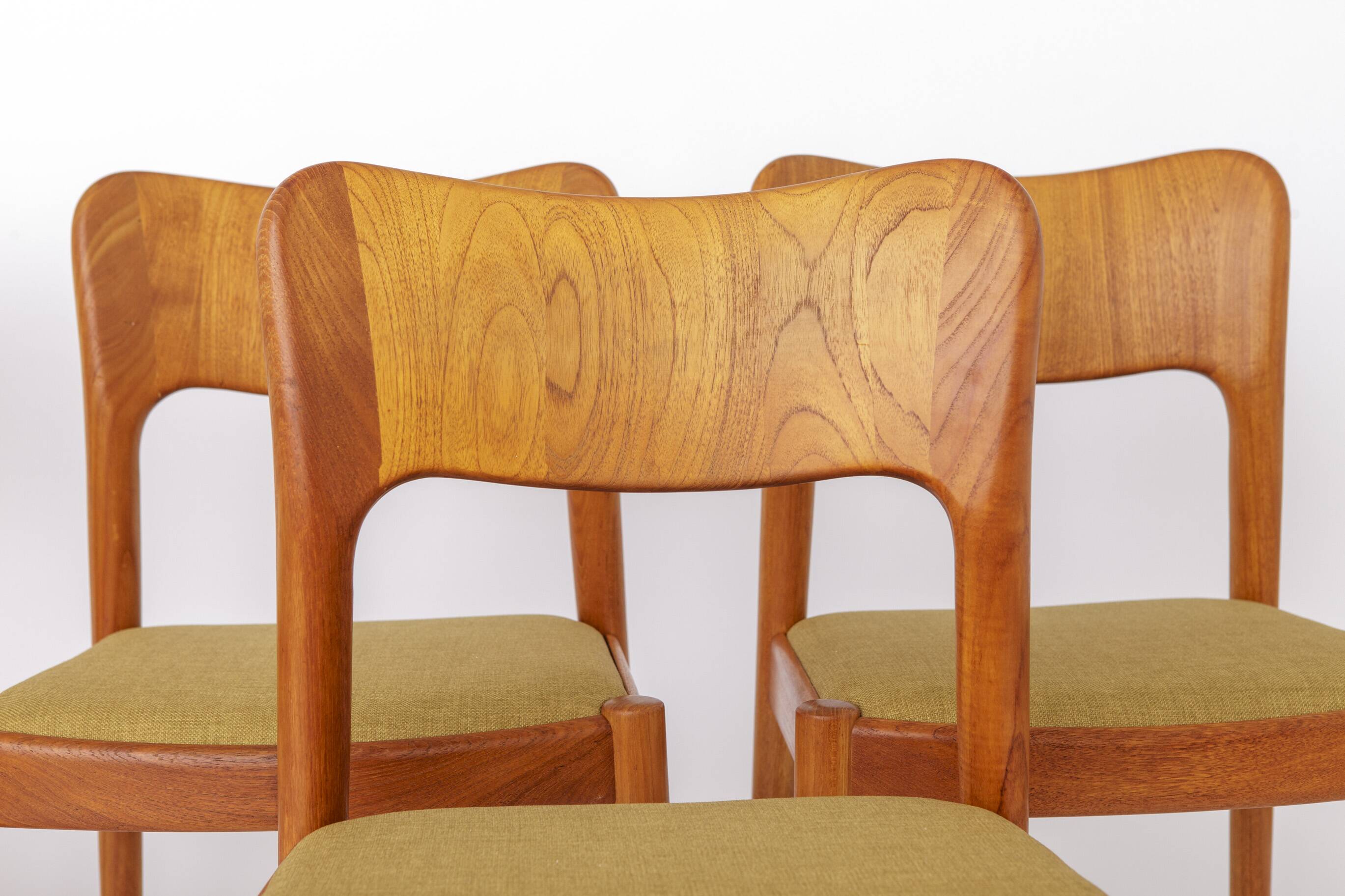 Set of 4 Niels Koefoed Ole Chairs | 1970s Denmark | Vintage Danish Teak