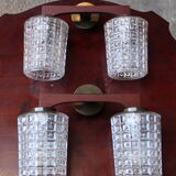 Pair of Scandinavian style wall lamps