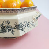 Large cut in the style of iron earth old earthenware (traces of time, see description)