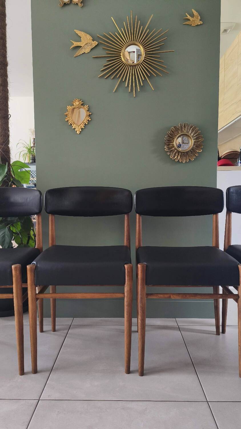 Set of 60's chairs