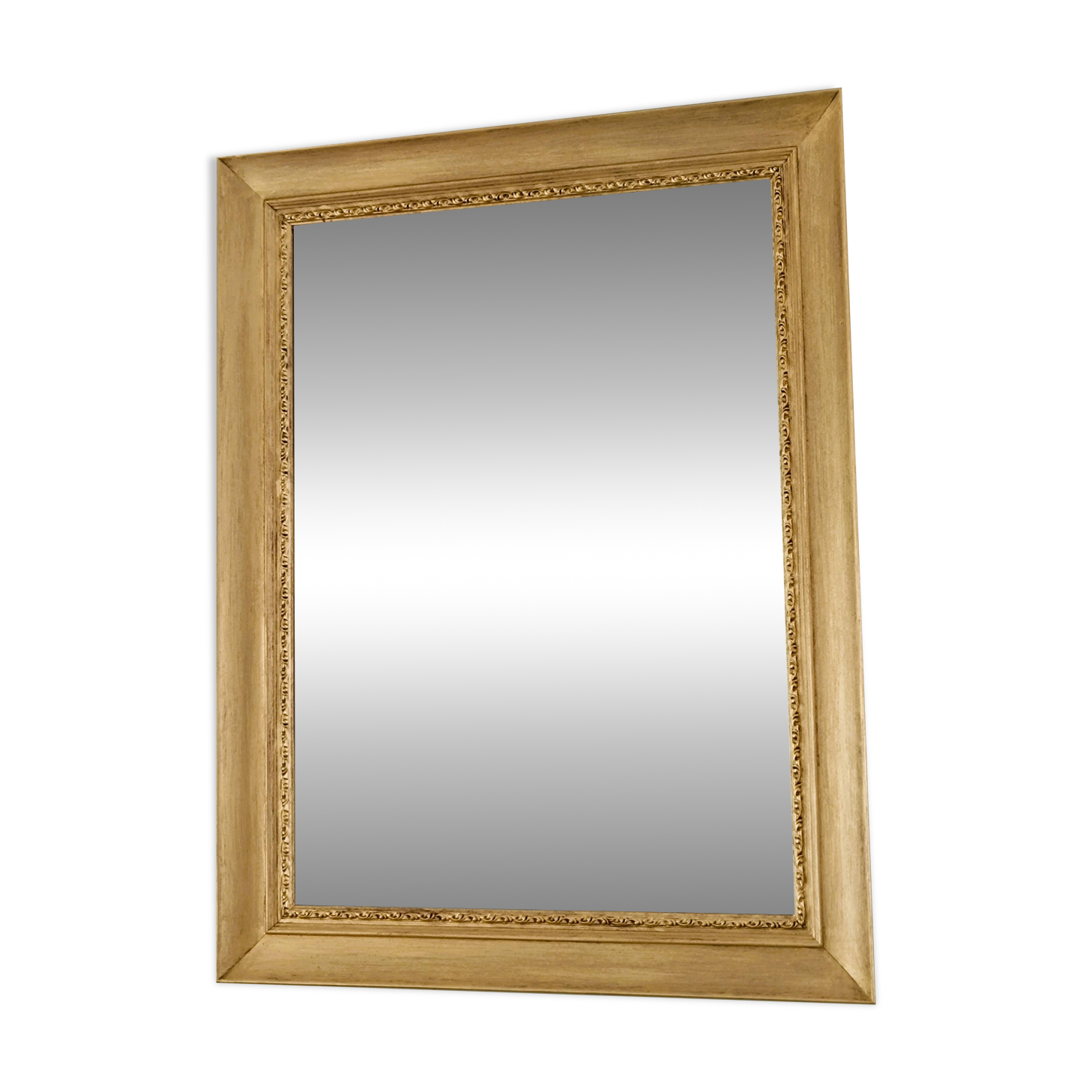 Solid wood mirror gilded 83 X 63 cm