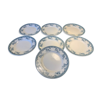 Set of 7 plates