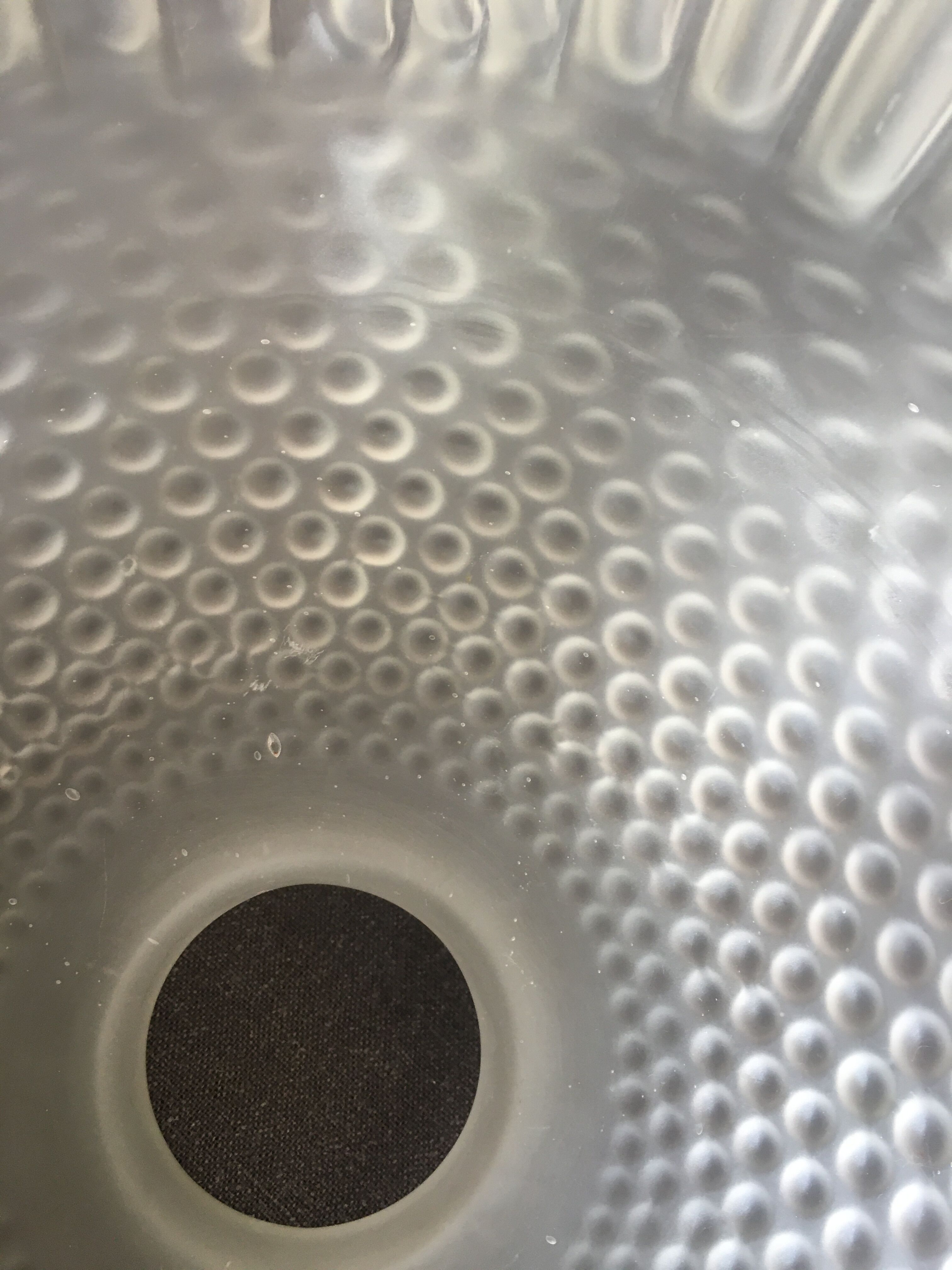 Pleated lampshade frosted glass ceiling