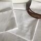 8 napkins, embroidered, monogram
